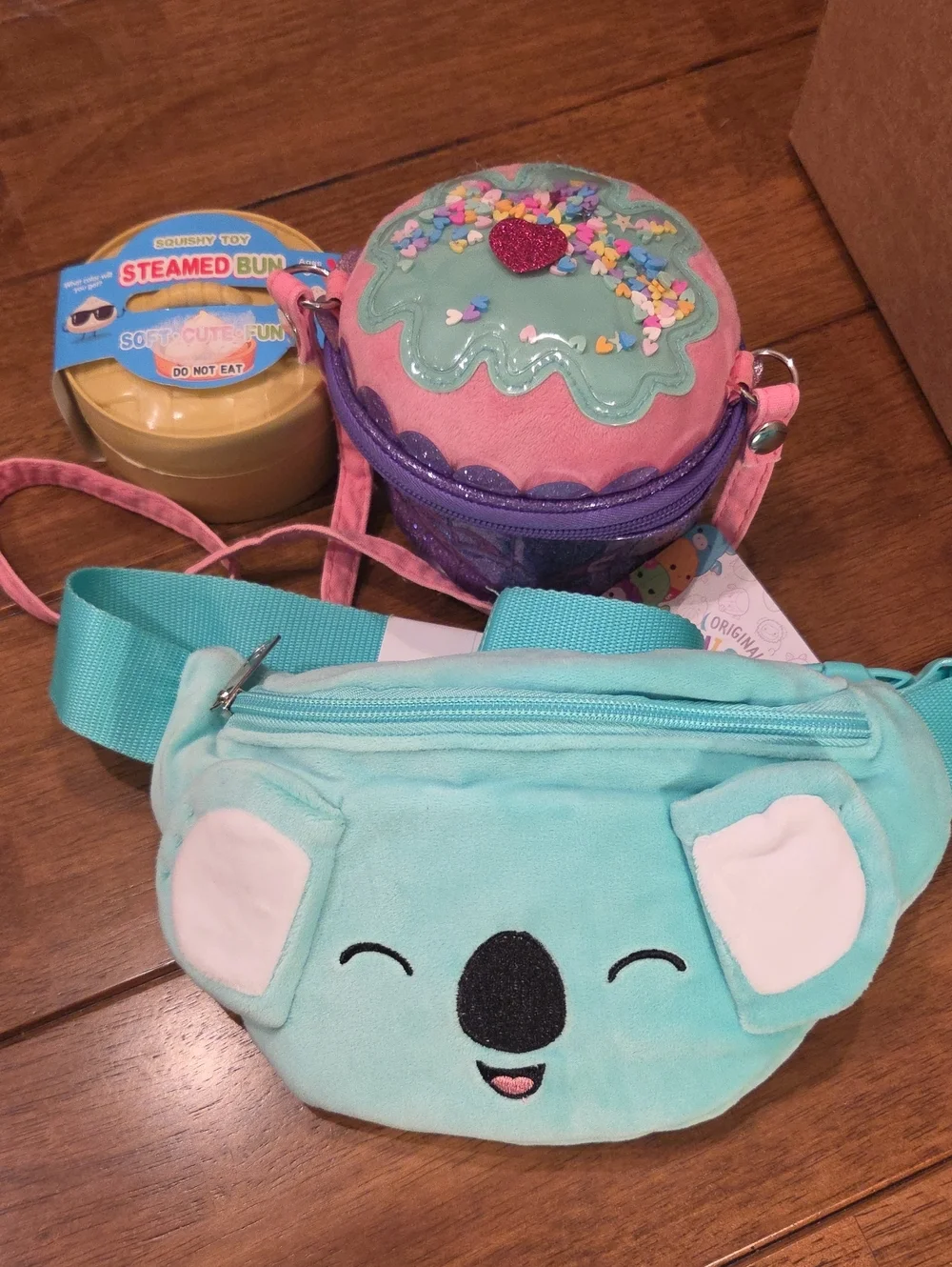 Bundle Of Cute Girl Bags And 3 Mystery Squishes